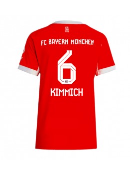 Billige Bayern Munich Joshua Kimmich #6 Hjemmedrakt Dame 2025-26 Kortermet